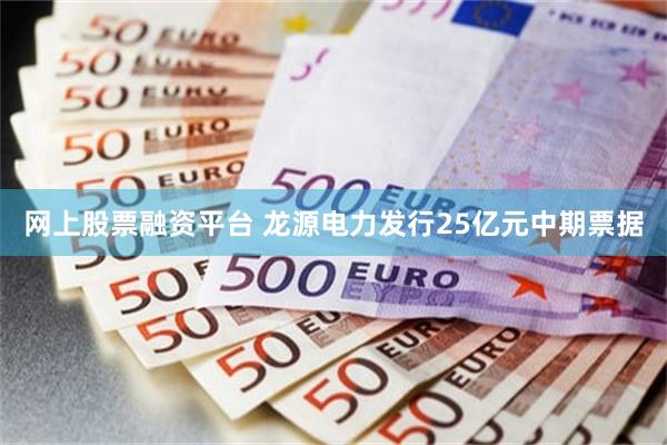 网上股票融资平台 龙源电力发行25亿元中期票据