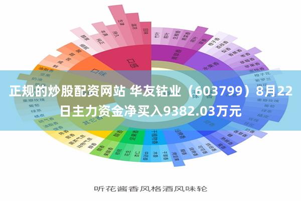 正规的炒股配资网站 华友钴业（603799）8月22日主力资金净买入9382.03万元