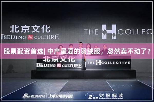 股票配资首选| 中产最爱的羽绒服，忽然卖不动了？