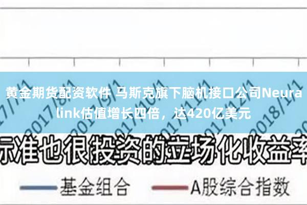 黄金期货配资软件 马斯克旗下脑机接口公司Neuralink估值增长四倍，达420亿美元