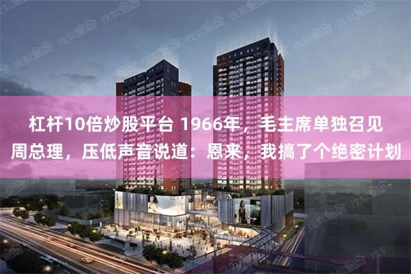 杠杆10倍炒股平台 1966年，毛主席单独召见周总理，压低声音说道：恩来，我搞了个绝密计划