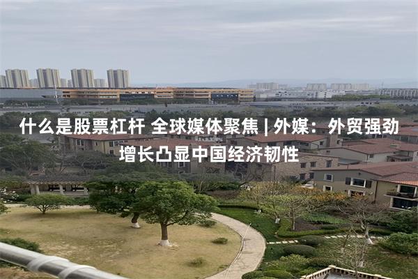什么是股票杠杆 全球媒体聚焦 | 外媒：外贸强劲增长凸显中国经济韧性