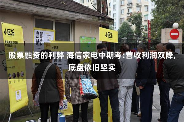 股票融资的利弊 海信家电中期考:营收利润双降,底盘依旧坚实