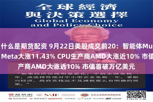 什么是期货配资 9月22日美股成交前20：智能体Muse引爆AI行情 Meta大涨11.43% CPU生产商AMD大涨近10% 市值首破万亿美元